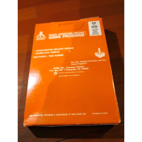 Atari 2600 Missile Command CX2638 NOS New Old Stock Unopened Box 1980 Warner - Picture 7 of 7